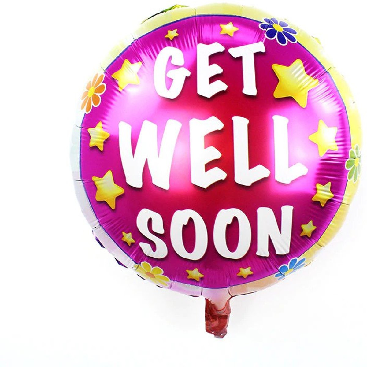 Folieballon Get well soon rond 45 cm